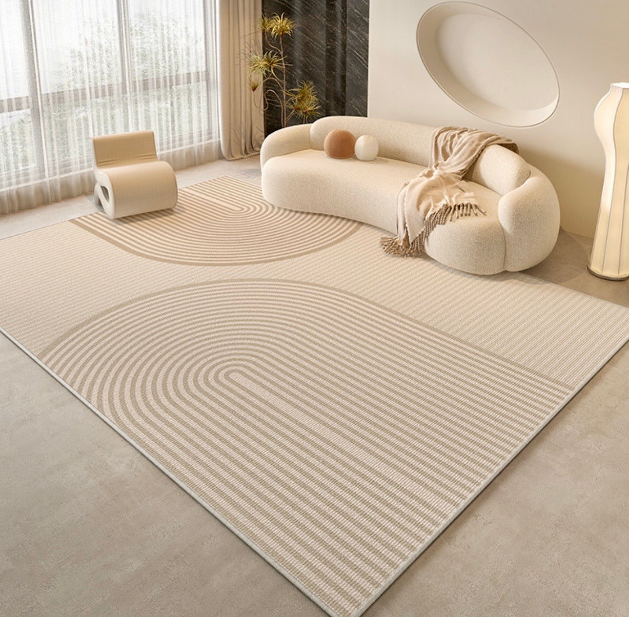 Sand Whisper Rug - Beige Essence