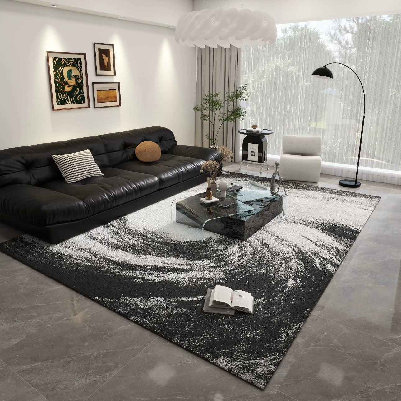 Balanced Earth Rug – Stone Balance