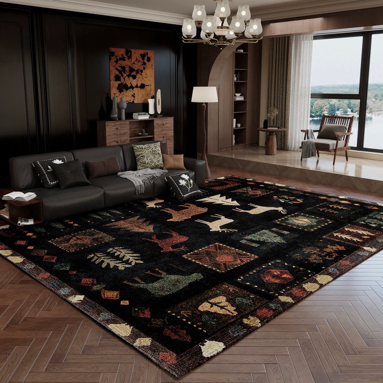 Minimal Flow Rug – Urban Oasis