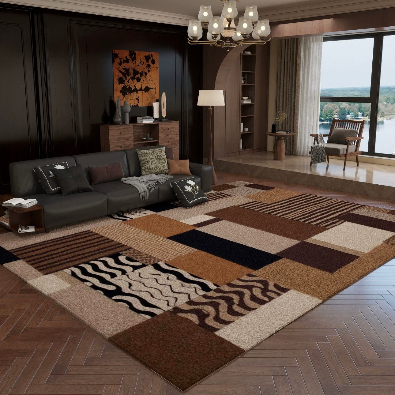 Skyline Drift Rug – Urban Oasis