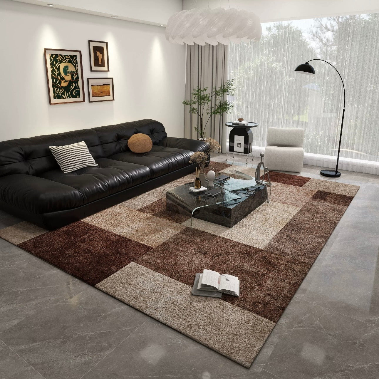 Soft Concrete Rug – Stone Balance
